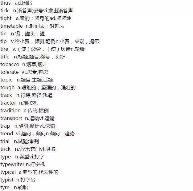  凶猛的英语怎么说，2019高考英语985个考试大纲核心词汇 