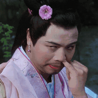 为了突出江南四大才子的英俊潇洒,于是找来了李健仁男扮女装饰演如花