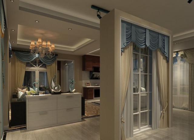 简单窗帘店装修效果图大全，窗帘店壁纸店设计案例效果图