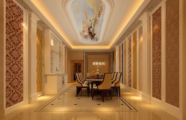 简单窗帘店装修效果图大全，窗帘店壁纸店设计案例效果图