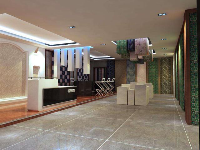 简单窗帘店装修效果图大全，窗帘店壁纸店设计案例效果图