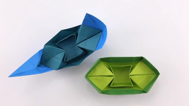 帆船制作过程手工，制作小帆船的过程（教你如何折纸漂亮的帆船）