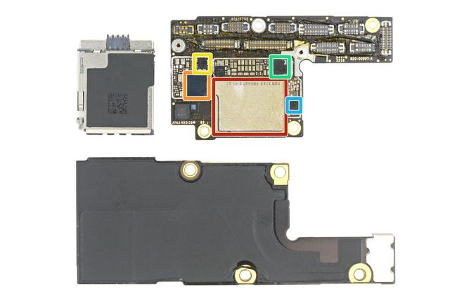 苹果xs主板图解高清图图片