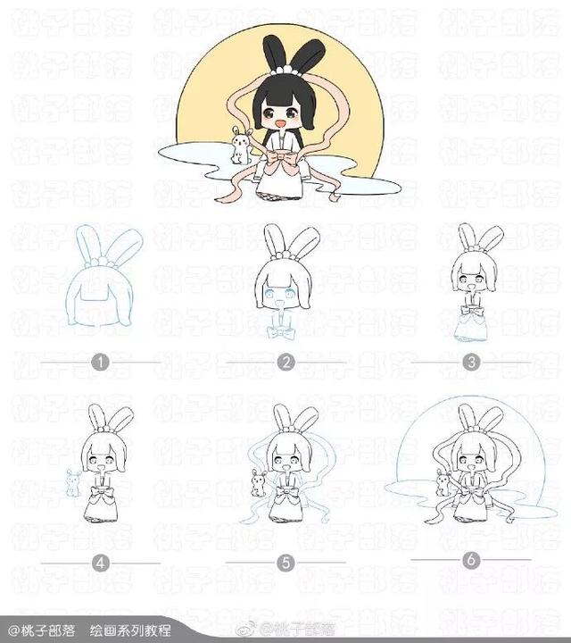 月饼图片简笔画，月饼的简笔画（月饼节手帐简笔画教程）