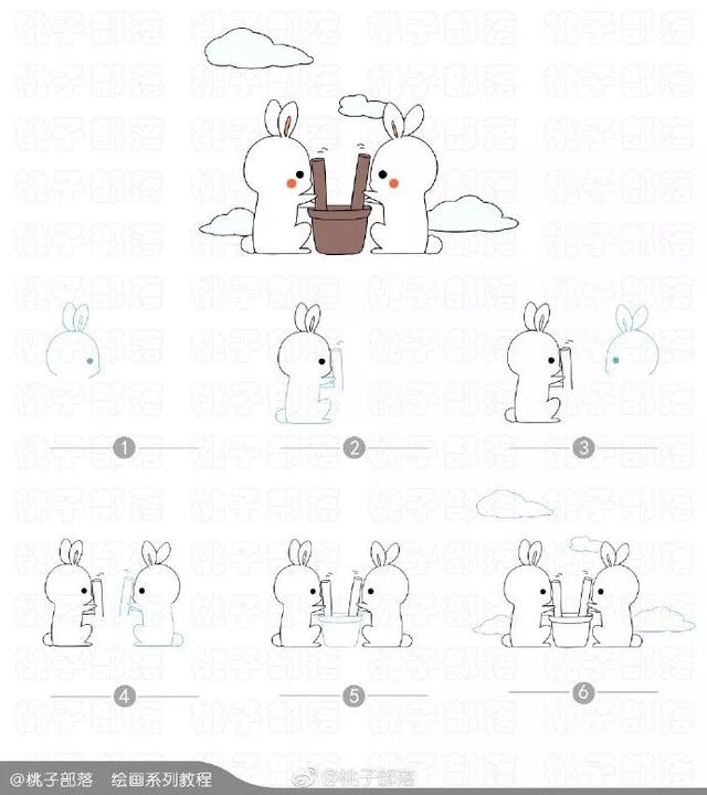 月饼图片简笔画，月饼的简笔画（月饼节手帐简笔画教程）