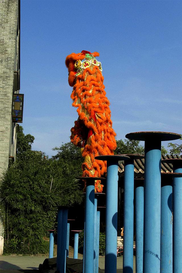 极具特色的佛山舞狮文化，佛山舞狮文化介绍（广东佛山祖庙中的民族传统体育娱乐活动——舞狮）