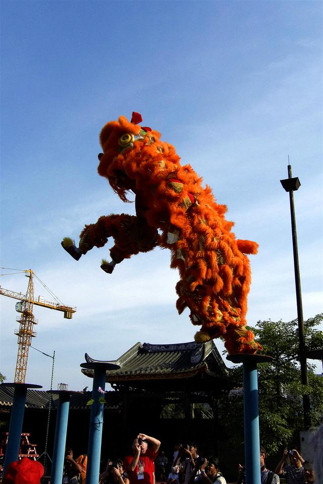 极具特色的佛山舞狮文化，佛山舞狮文化介绍（广东佛山祖庙中的民族传统体育娱乐活动——舞狮）