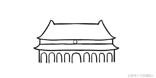 如何画烟花的简笔画，怎么画烟花的简笔画（天安门简笔画）