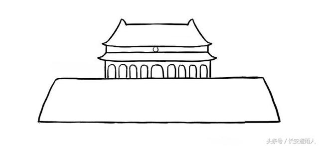 如何画烟花的简笔画，怎么画烟花的简笔画（天安门简笔画）