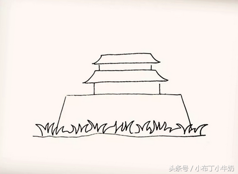 长城简笔画简单又漂亮，长城怎么画简笔画（国庆手抄报丨长城怎么画）