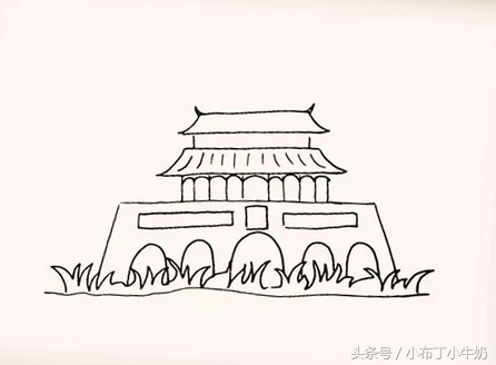 长城简笔画简单又漂亮，长城怎么画简笔画（国庆手抄报丨长城怎么画）