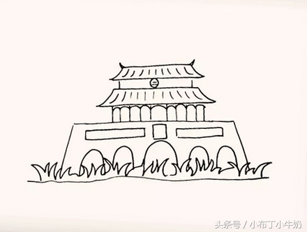 长城简笔画简单又漂亮，长城怎么画简笔画（国庆手抄报丨长城怎么画）