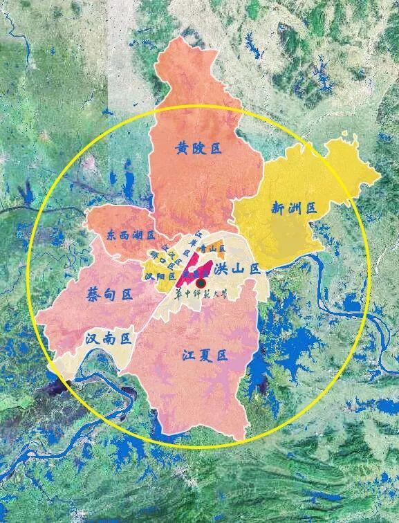华中师范大学在哪里，华中师大在哪里（以华中师大为坐标原点）