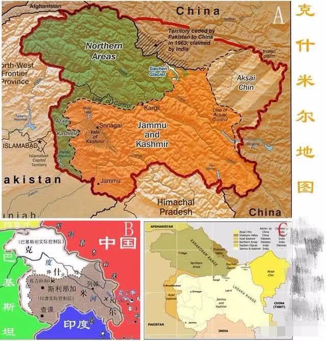 克什米尔有中国领土吗，克什米尔是中国领土吗（克什米尔地区和中国历史上有没有关系）
