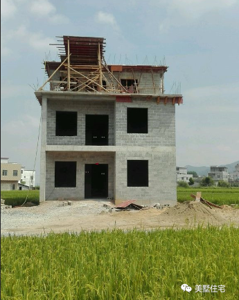 二层半农村自建房图片，二层半农村自建房外观设计（广西农村二层半自建房）