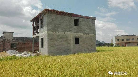 二层半农村自建房图片，二层半农村自建房外观设计（广西农村二层半自建房）