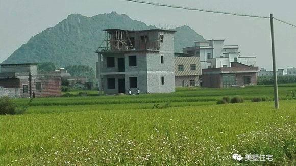 二层半农村自建房图片，二层半农村自建房外观设计（广西农村二层半自建房）