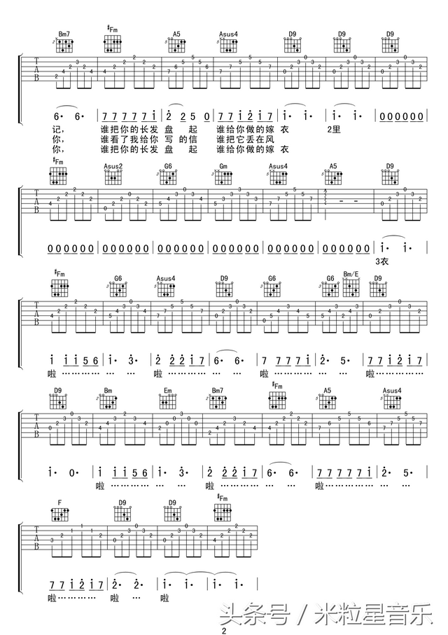 生日歌 吉他谱，生日歌吉他谱（吉他初学者必会的10首简单吉他谱）