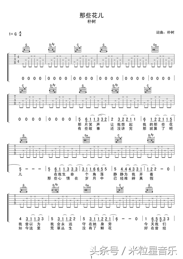 吉他新手入门曲谱，比较适合初学者入门的吉他曲谱有哪些（吉他初学者必会的10首简单吉他谱）