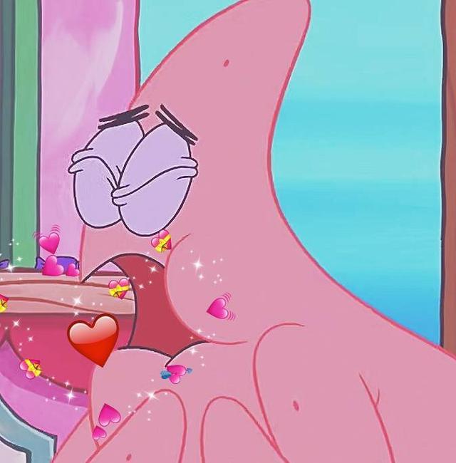 派大星情侣头像，派大星情侣头微信（今日份海绵宝宝和派大星）