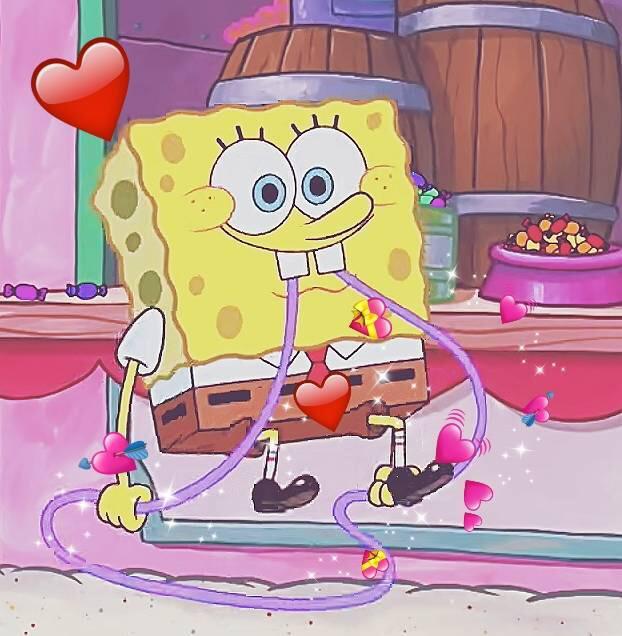 派大星情侣头像，派大星情侣头微信（今日份海绵宝宝和派大星）