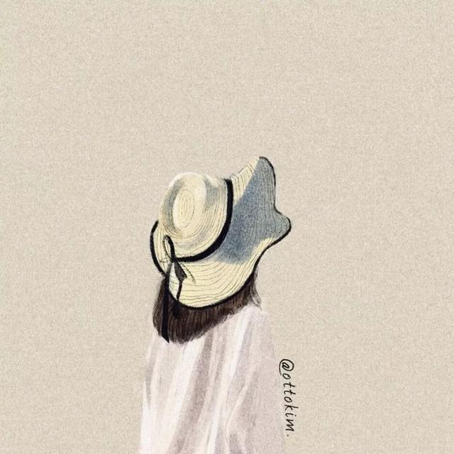 文艺女生全身头像微信，文艺女生全身头像（背过身文艺女生头像）