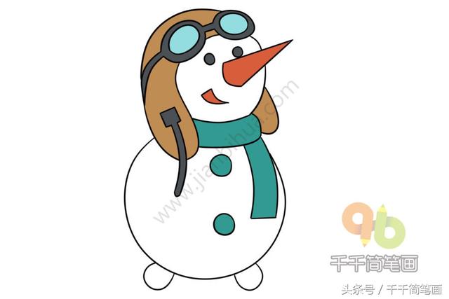 冬天的雪人怎么画，冬天简笔画雪人（小朋友喜欢的画画）