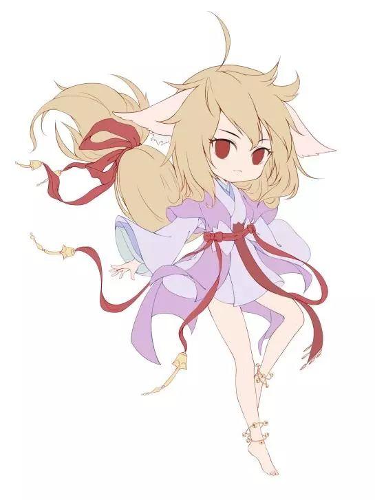 sai怎么改变线稿的颜色（涂山红红Q版上色教程）