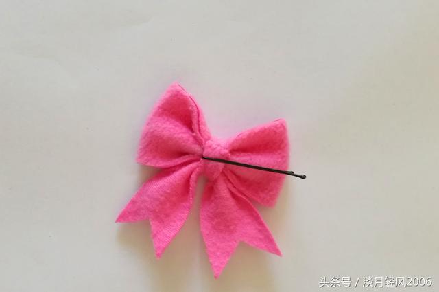 自制蝴蝶结发夹，蝴蝶结发夹diy教程（自己动手做蝴蝶结发饰）