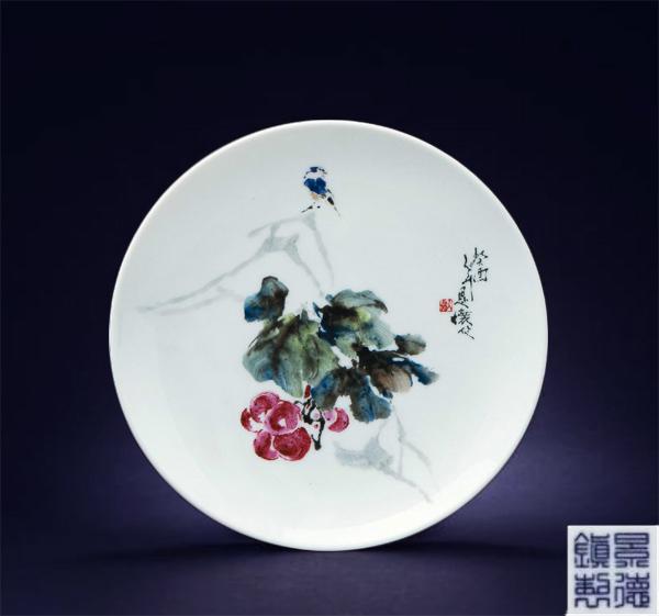 青花瓷上釉方法，釉上彩青花瓷（也划出了不同的使用方法）