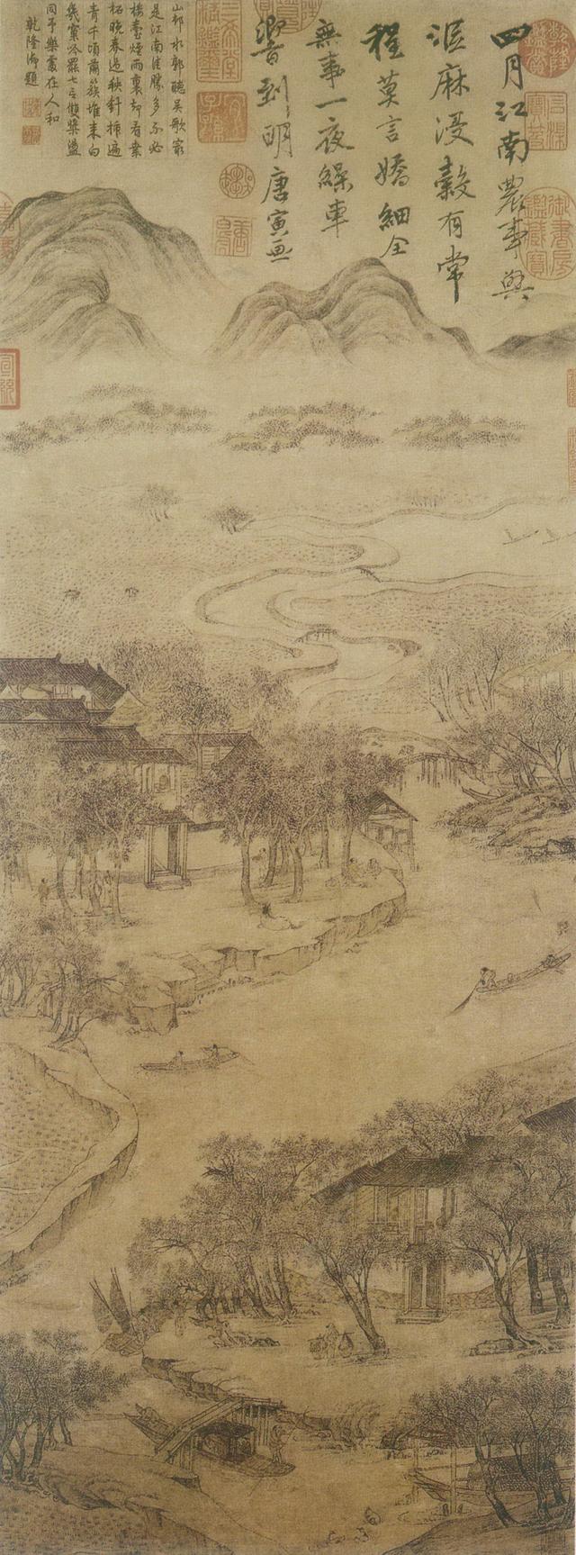 唐伯虎有哪些有名的作品，唐伯虎晚年作品（唐寅<唐伯虎>代表作精选）