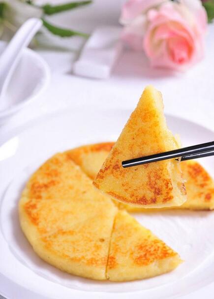 【小米饼】做法步骤图 筷子一搅 养胃又美味-起舞食谱网