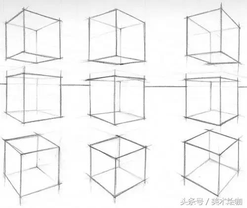 儿童素描入门基础，100个基础绘画资料请签收