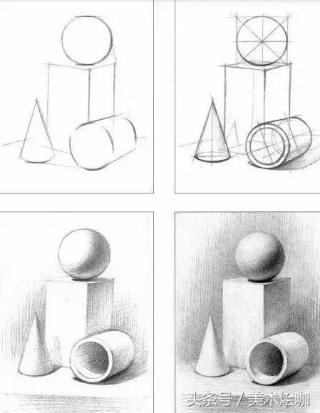 儿童素描入门基础，100个基础绘画资料请签收