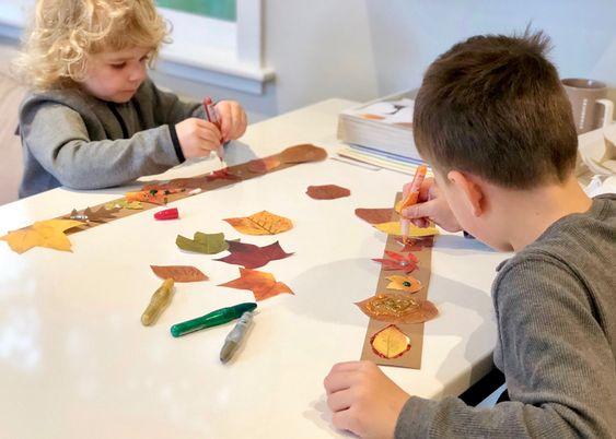 7一12岁手工简单又实用，7一12岁手工贺卡又简单又漂亮送给老师的（带孩子将一堆树叶变出王冠、昆虫和花朵）