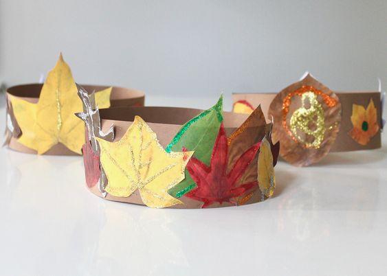 7一12岁手工简单又实用，7一12岁手工贺卡又简单又漂亮送给老师的（带孩子将一堆树叶变出王冠、昆虫和花朵）