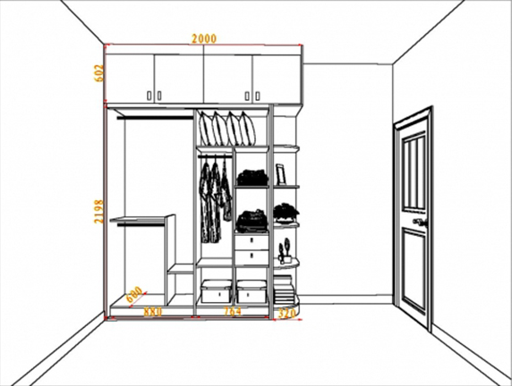 衣柜尺寸标准多少，衣柜尺寸标准多少一平方（打了30年衣柜的老木工）
