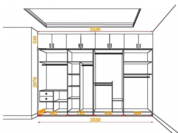 衣柜尺寸标准多少，衣柜尺寸标准多少一平方（打了30年衣柜的老木工）