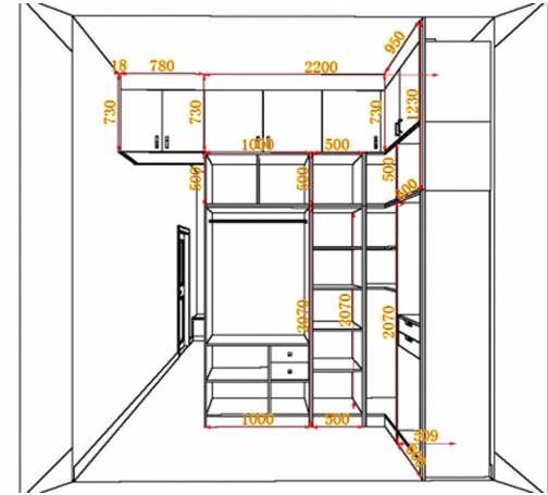 衣柜尺寸标准多少，衣柜尺寸标准多少一平方（打了30年衣柜的老木工）