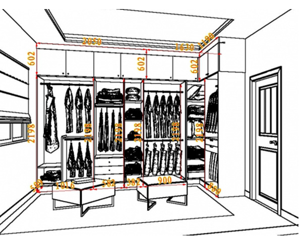 衣柜尺寸标准多少，衣柜尺寸标准多少一平方（打了30年衣柜的老木工）