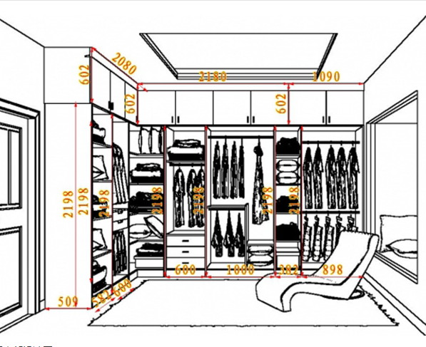 衣柜尺寸标准多少，衣柜尺寸标准多少一平方（打了30年衣柜的老木工）