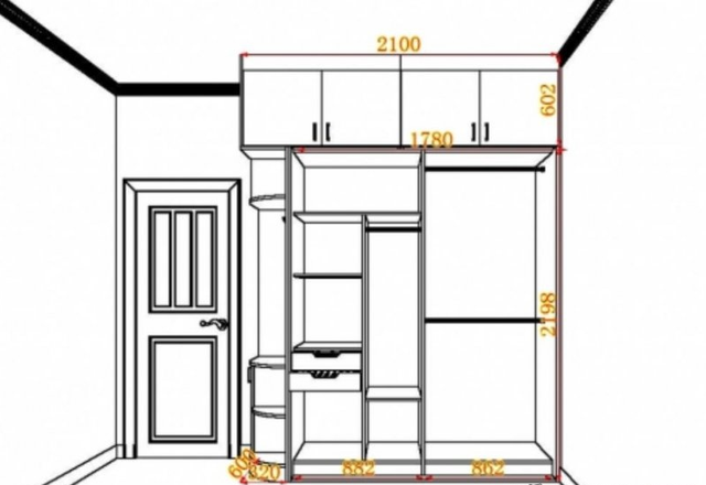 衣柜尺寸标准多少，衣柜尺寸标准多少一平方（打了30年衣柜的老木工）