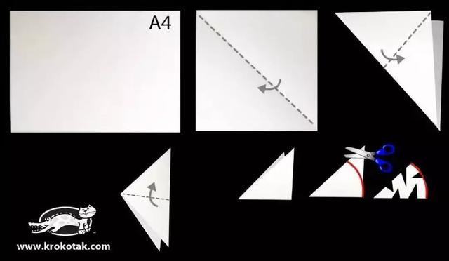 雪花剪纸教程，雪花剪纸教程图解（最全最详细的幼儿园手工剪纸雪花大全）