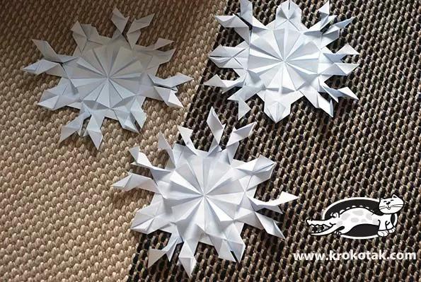 雪花剪纸教程，雪花剪纸教程图解（最全最详细的幼儿园手工剪纸雪花大全）