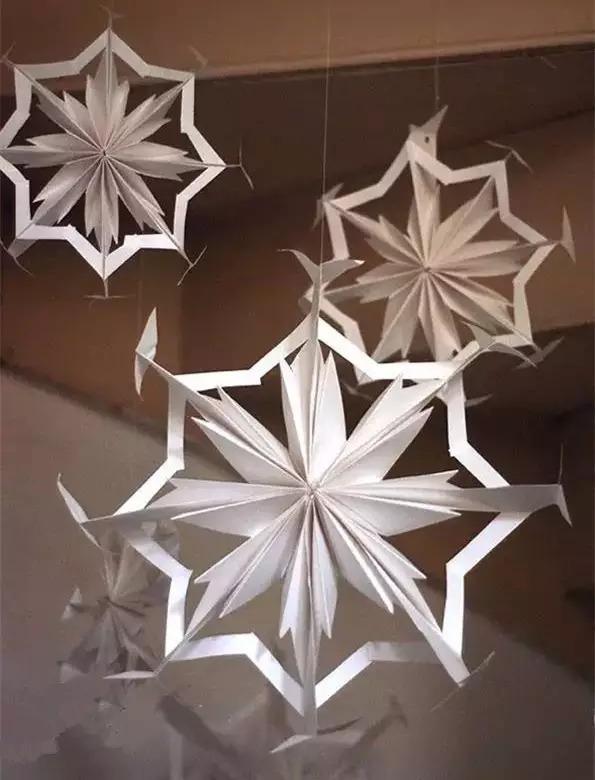 雪花剪纸教程，雪花剪纸教程图解（最全最详细的幼儿园手工剪纸雪花大全）