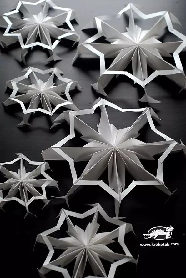 雪花剪纸教程，雪花剪纸教程图解（最全最详细的幼儿园手工剪纸雪花大全）