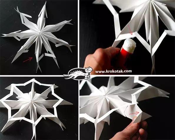 雪花剪纸教程，雪花剪纸教程图解（最全最详细的幼儿园手工剪纸雪花大全）