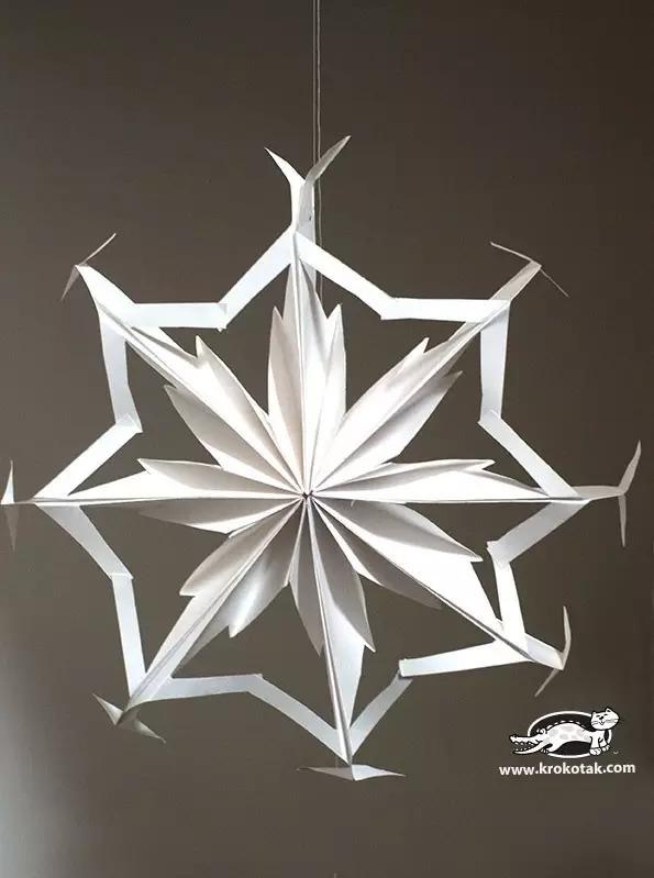 雪花剪纸教程，雪花剪纸教程图解（最全最详细的幼儿园手工剪纸雪花大全）