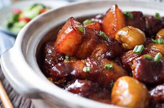 圖片[7]-【板栗紅燒肉】做法步驟圖 香糯有嚼勁 簡單易做-起舞食譜網