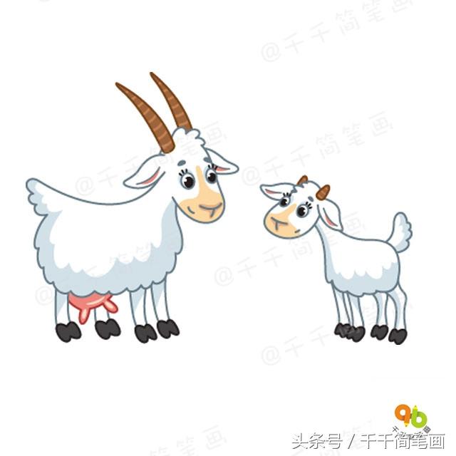 简单画一只可爱的小绵羊需要几步，简单可爱的绵羊怎么画（各种各样的小羊简笔画）